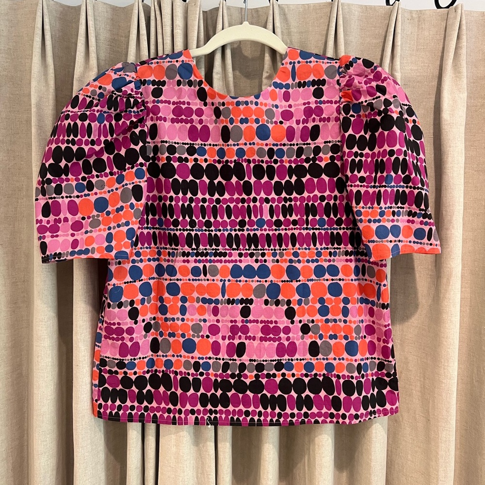 Rhode Purple Dot Top